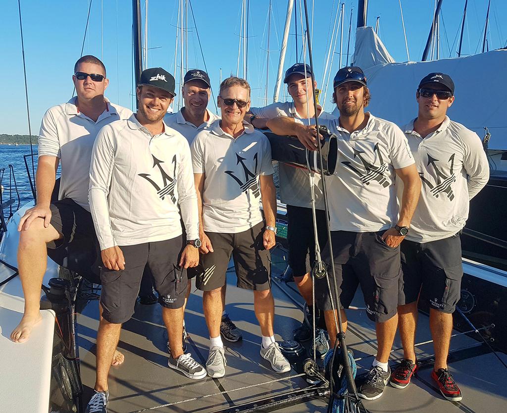 Maserati crew Autum Regatta 2017 winners © Lisa Ratcliff